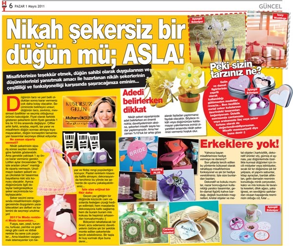 May 01, 2011, Haber Türk (Daily Newspaper)