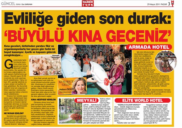 May 29, 2011, Haber Türk (Daily Newspaper)