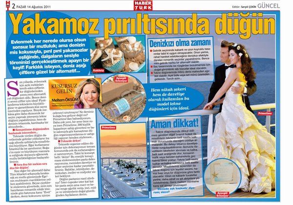 Aug. 2011, Haber Türk (Daily Newspaper)