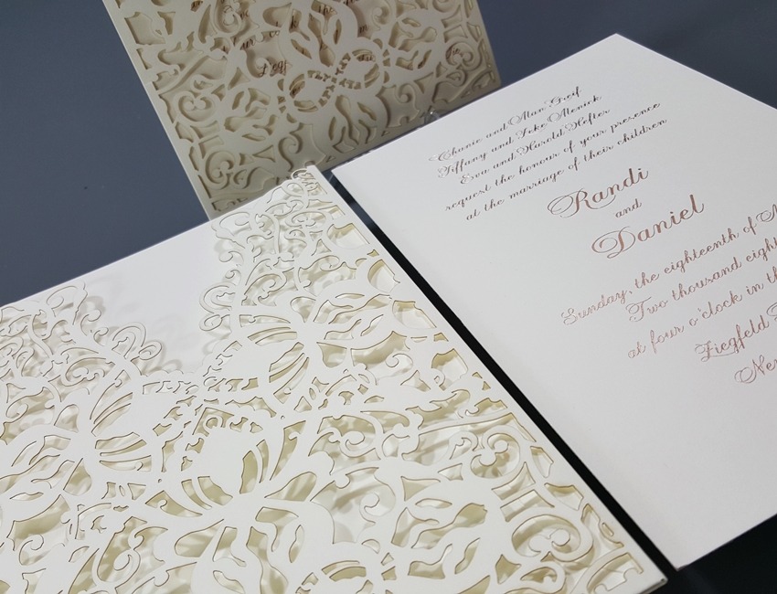 4036 Laser Cut Invitation