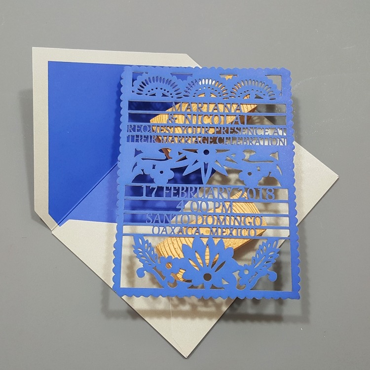 4038 Laser Cut Wedding Invitations