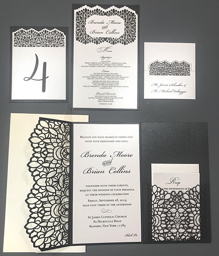 4044 Laser Cut Invitation