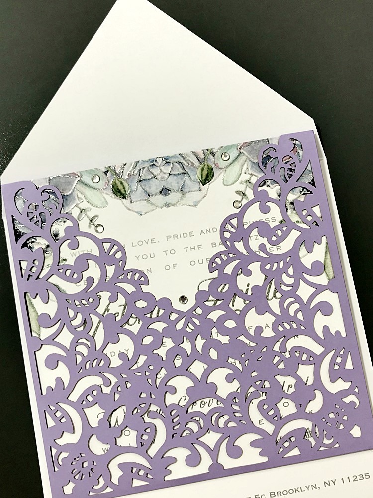 4050 Laser Cut Invitation