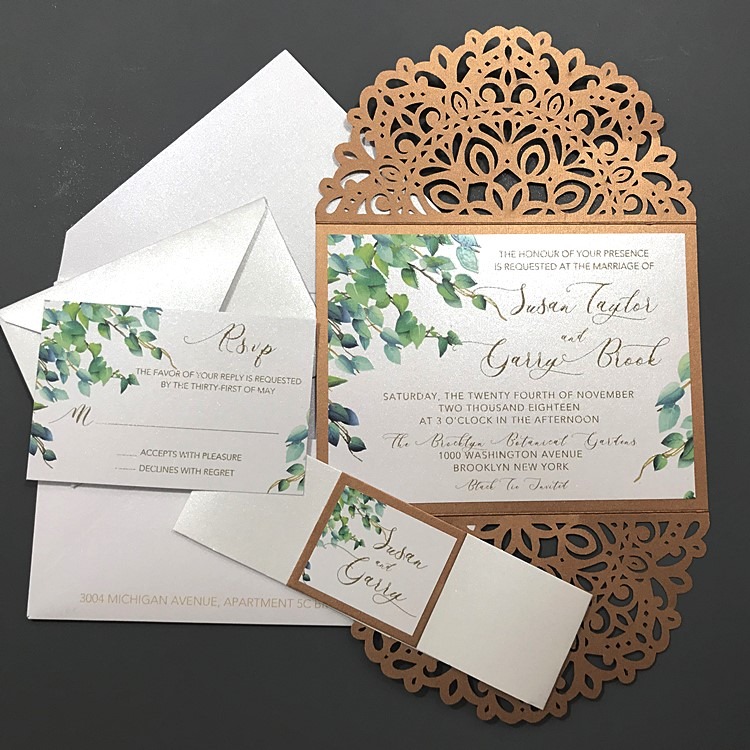 4051 Laser Cut Invitation