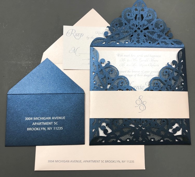 4053 Laser Cut Invitation