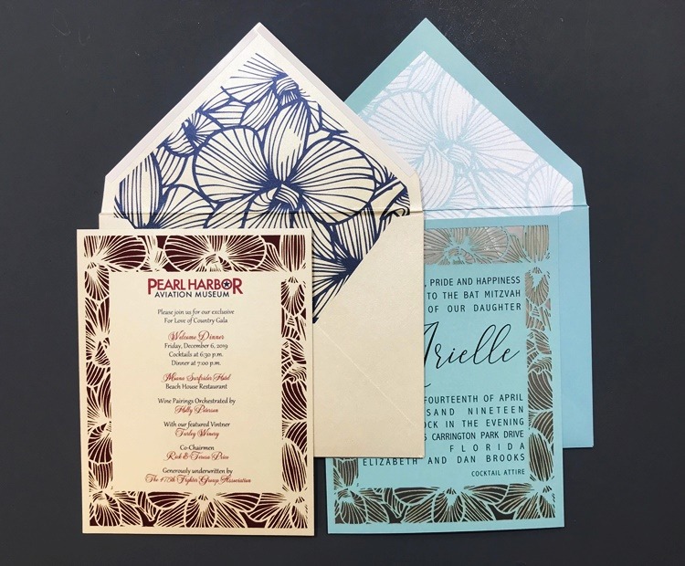4054 Laser Cut Invitation