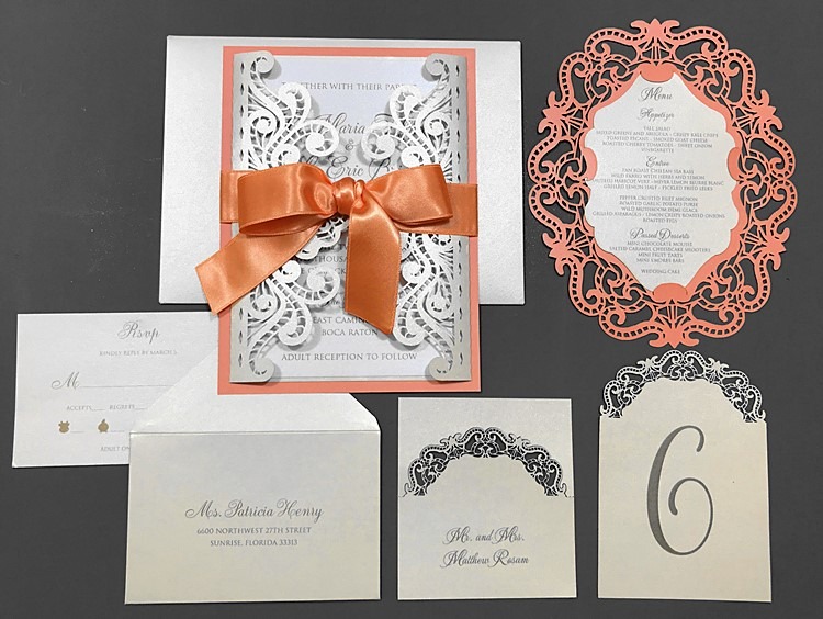 4056 Laser Cut Invitation