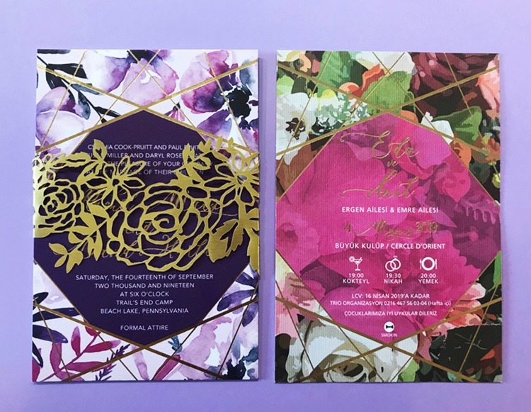 4058 Laser Cut Invitation
