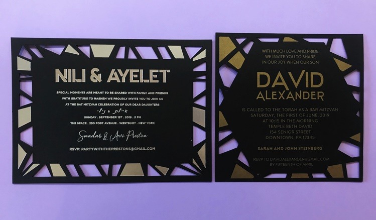 4059 Laser Cut Invitation