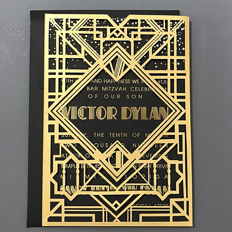 4060 Laser Cut Invitation
