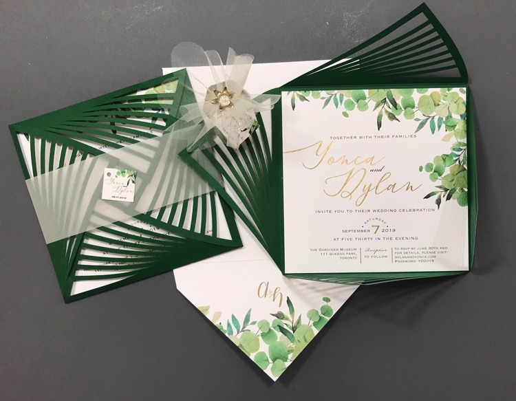 4061 Laser Cut Invitation