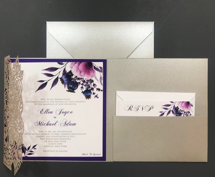 4063 Laser Cut Invitation