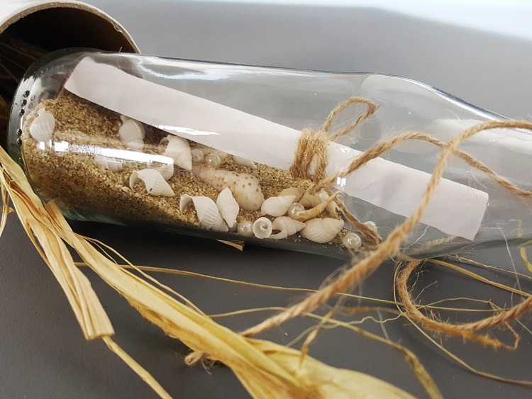 5004 Message in a Bottle Wedding Invitations