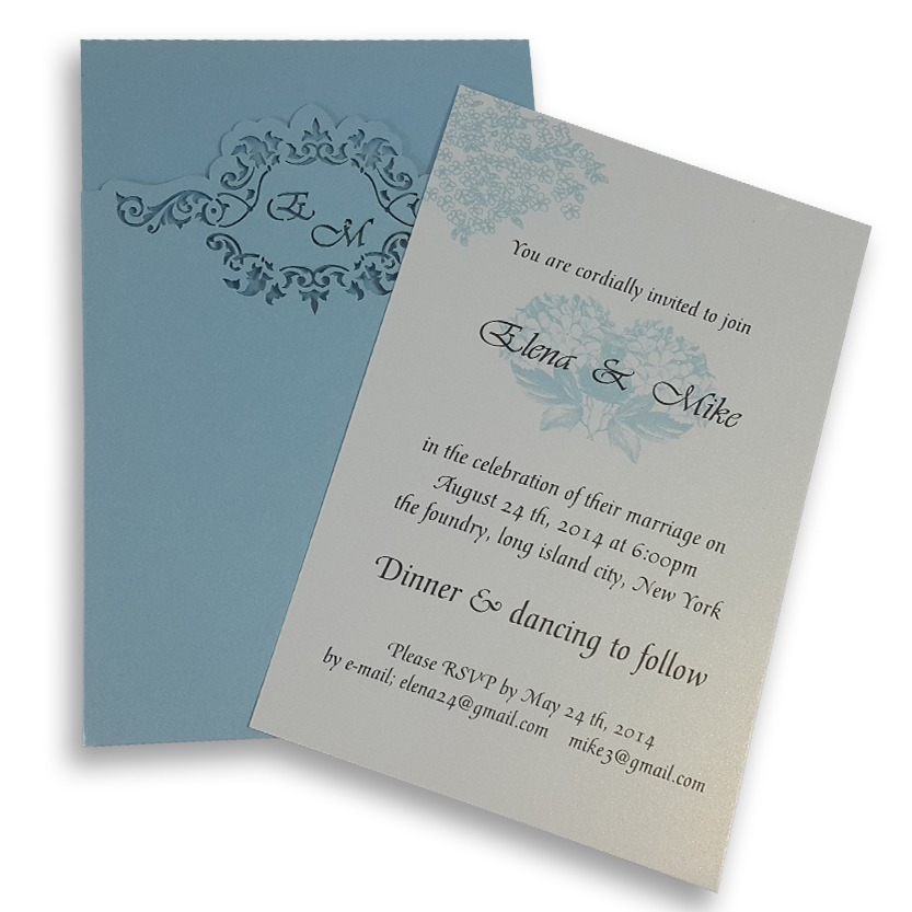 4001 Laser Cut Wedding Invitations