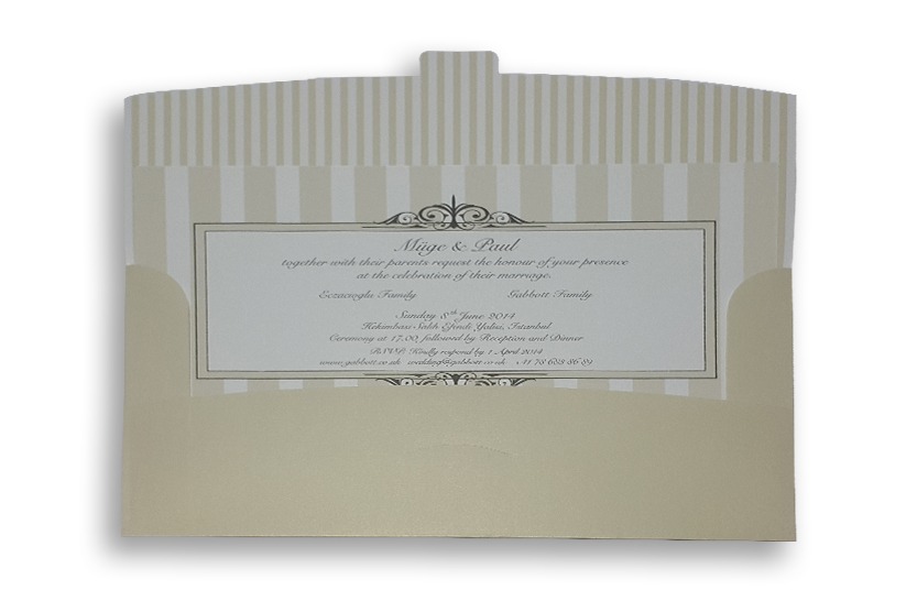 4301 Vintage Wedding Invitations