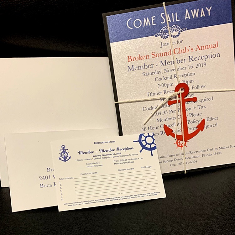 Custom invitation 122