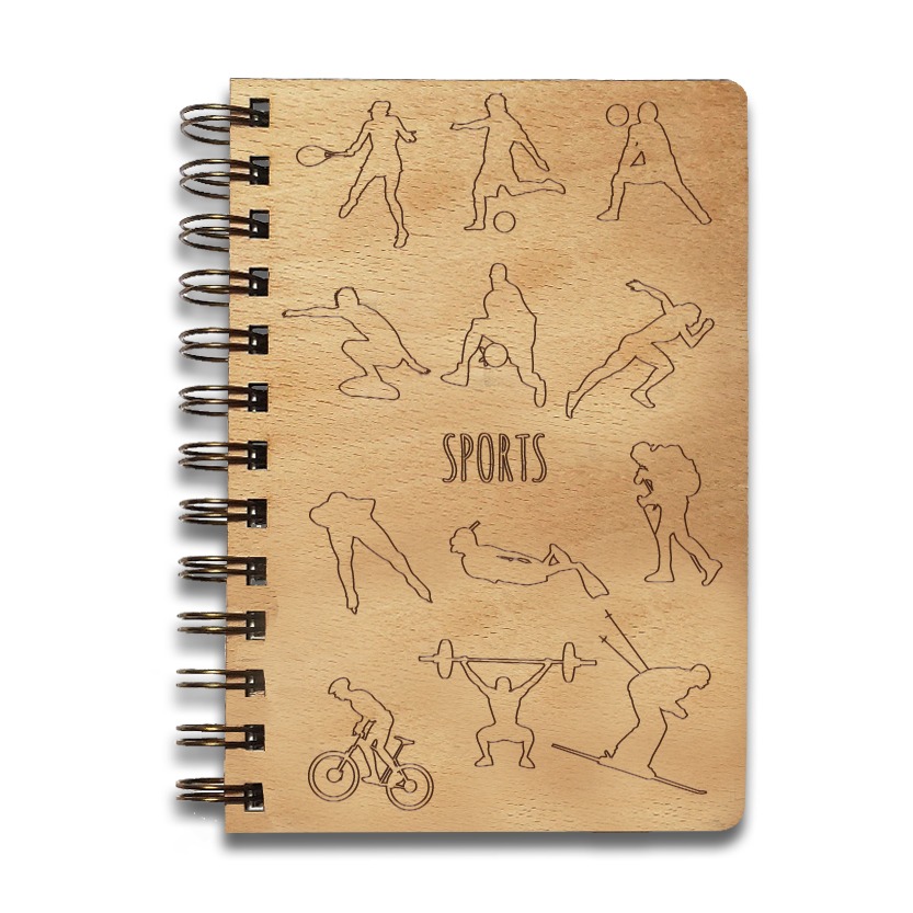 Wooden Cover Notebook with Special Design 12