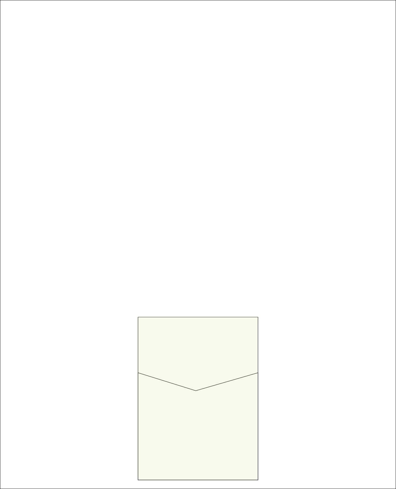 Folder with pocket 188<br/>5.5x7.5” / 14x19 cm