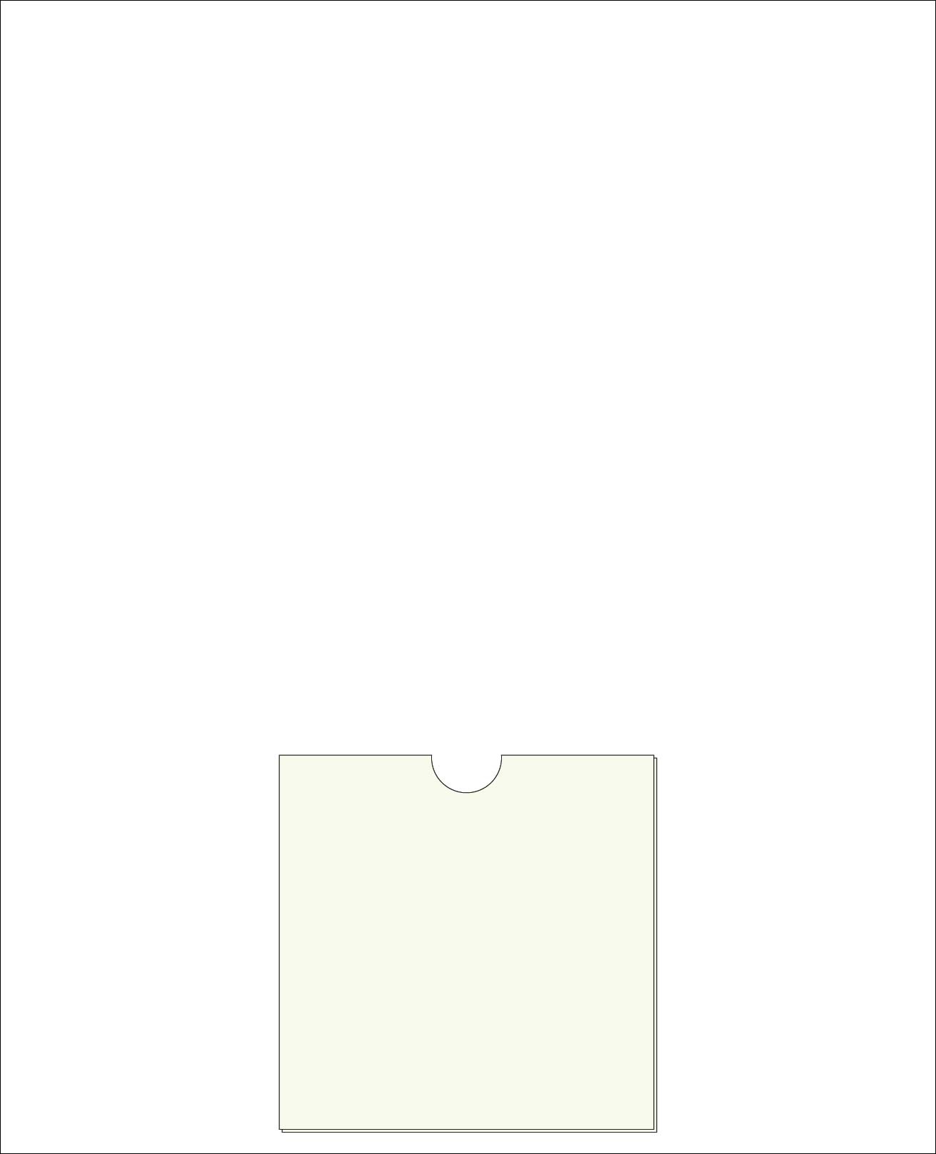 Folder/Envelope 195 Edged<br/>7.28x7.28” / 18.5x18.5 cm