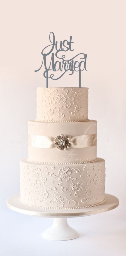 Acrylic Cake Ornaments - Custom Design
