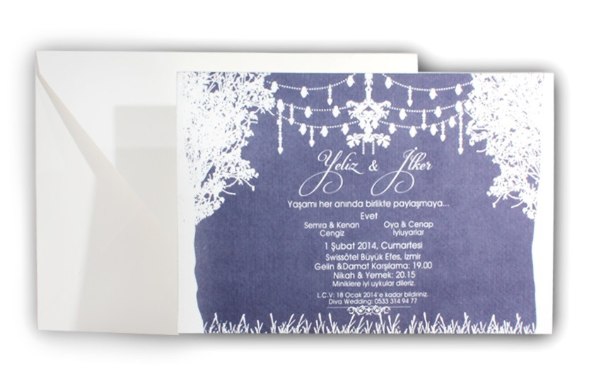 4102 Country Design Wedding  Invitation