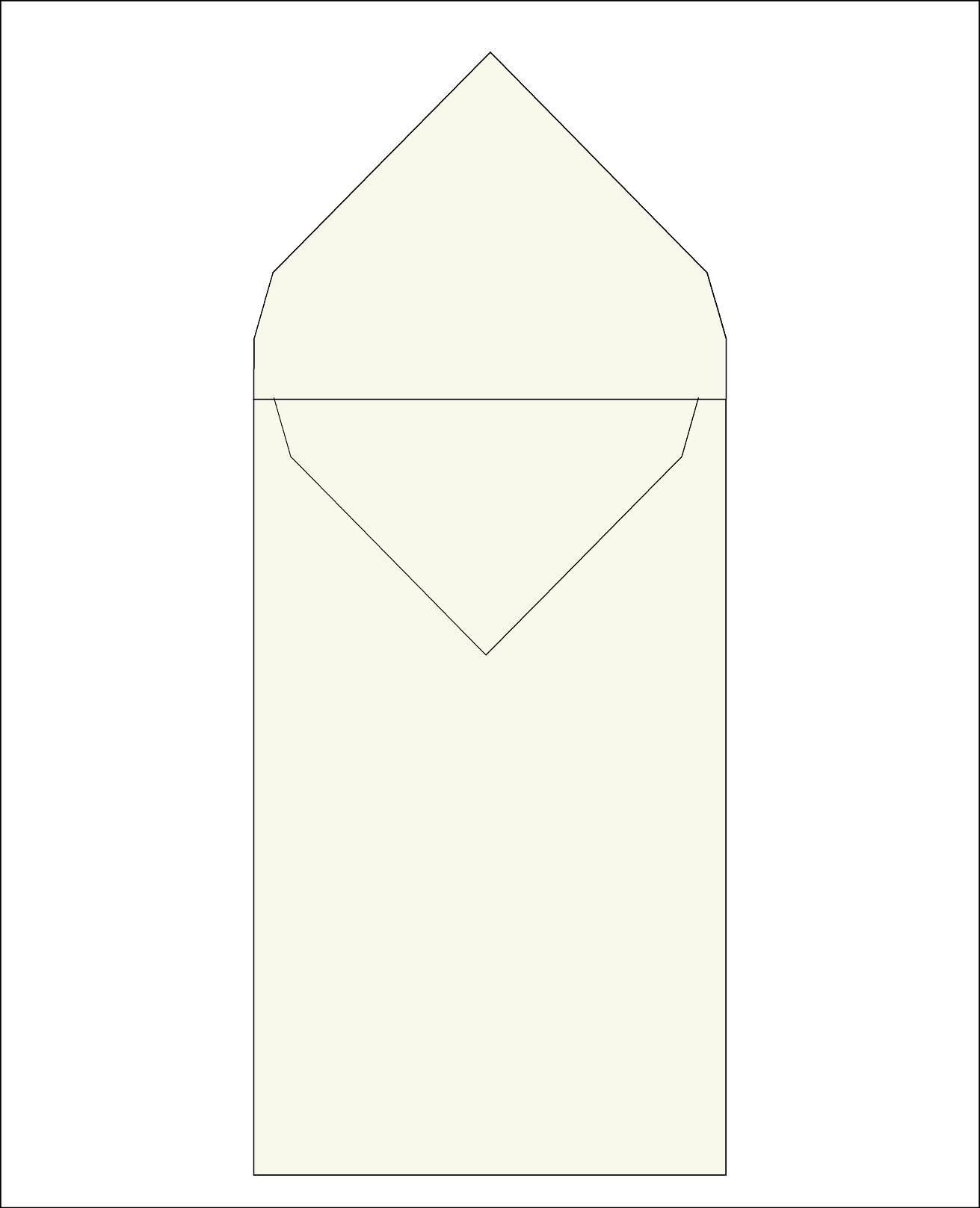 Envelope 103 Edged<br /> 5.7x9.3 " / 14.5x23.8 cm