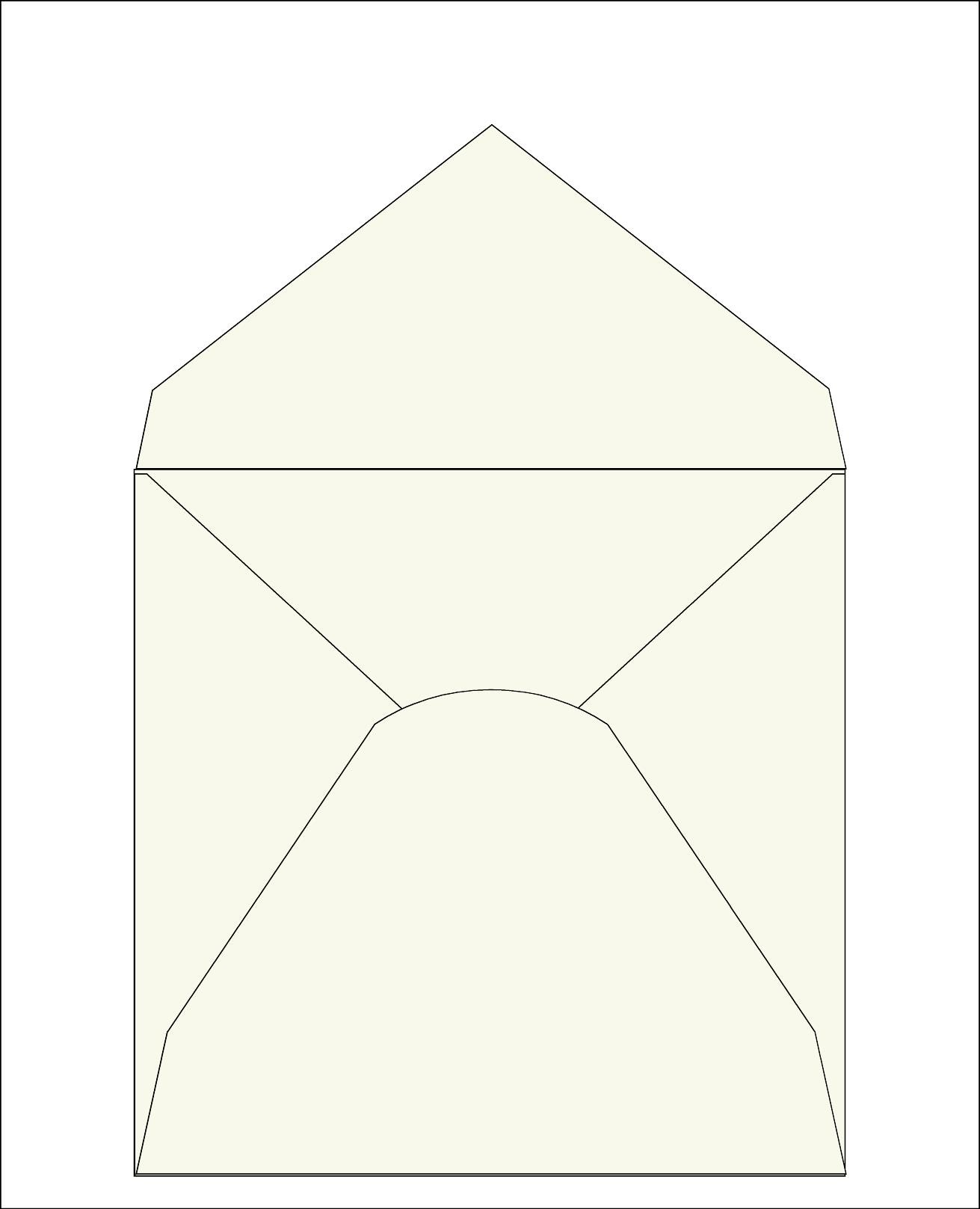 Envelope 104<br /> 8.58x8.58 " / 21.7x21.7 cm