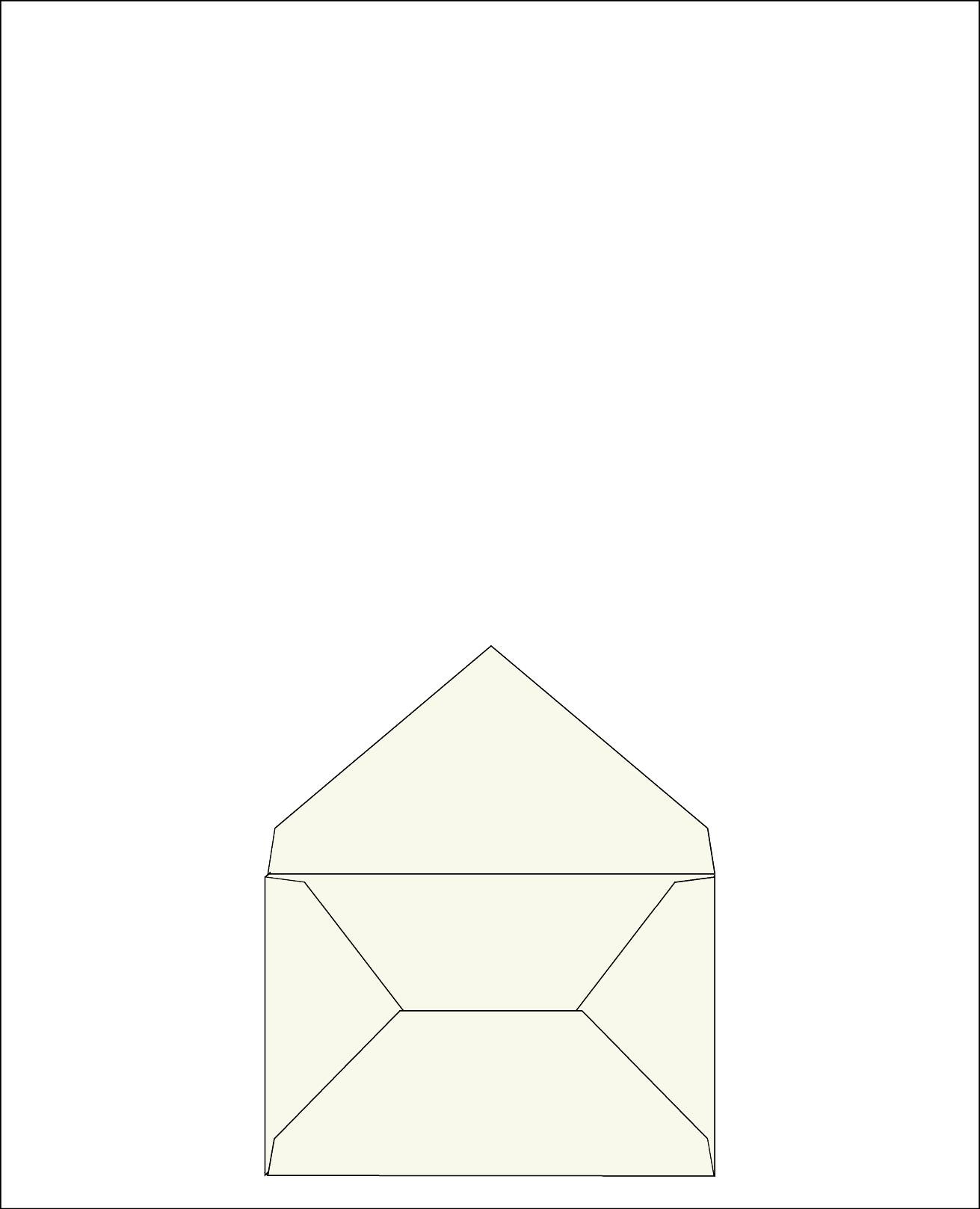 Envelope 111<br /> 3.5x5.4 " / 13.7x9.3 cm