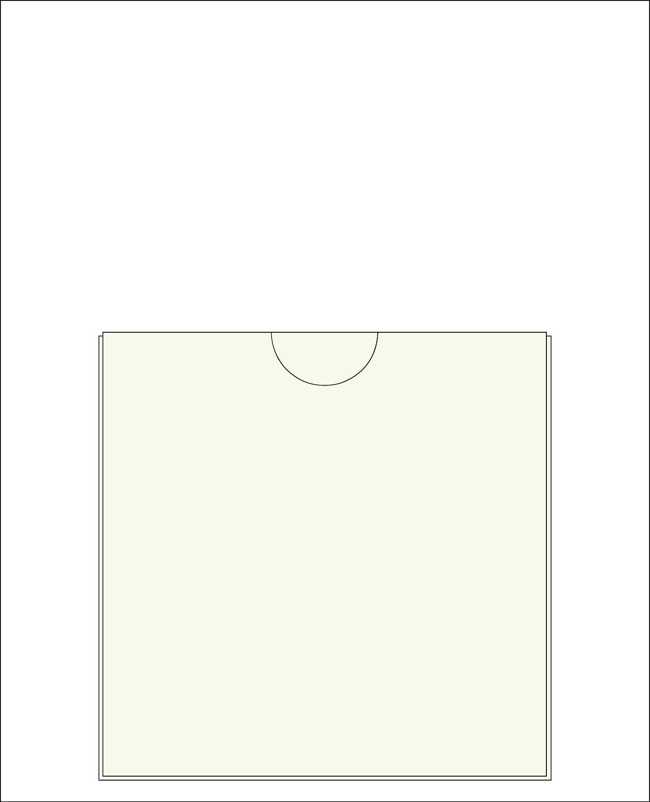 Folder/Envelope 115 Edged<br />8x8 " / 20.5x20.5 cm