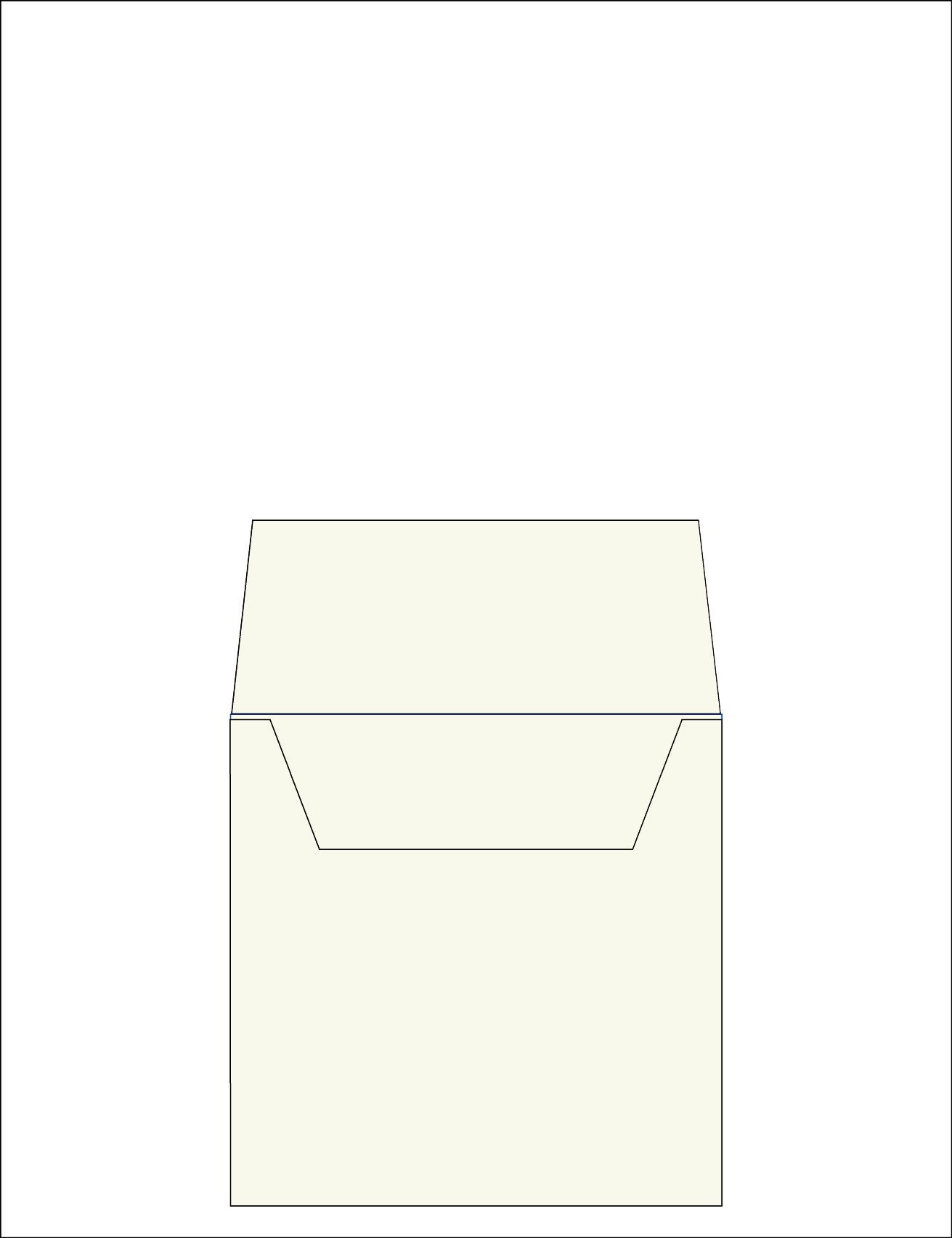 Envelope 123<br /> 6.1x6.1 " / 15.5x15.5 cm