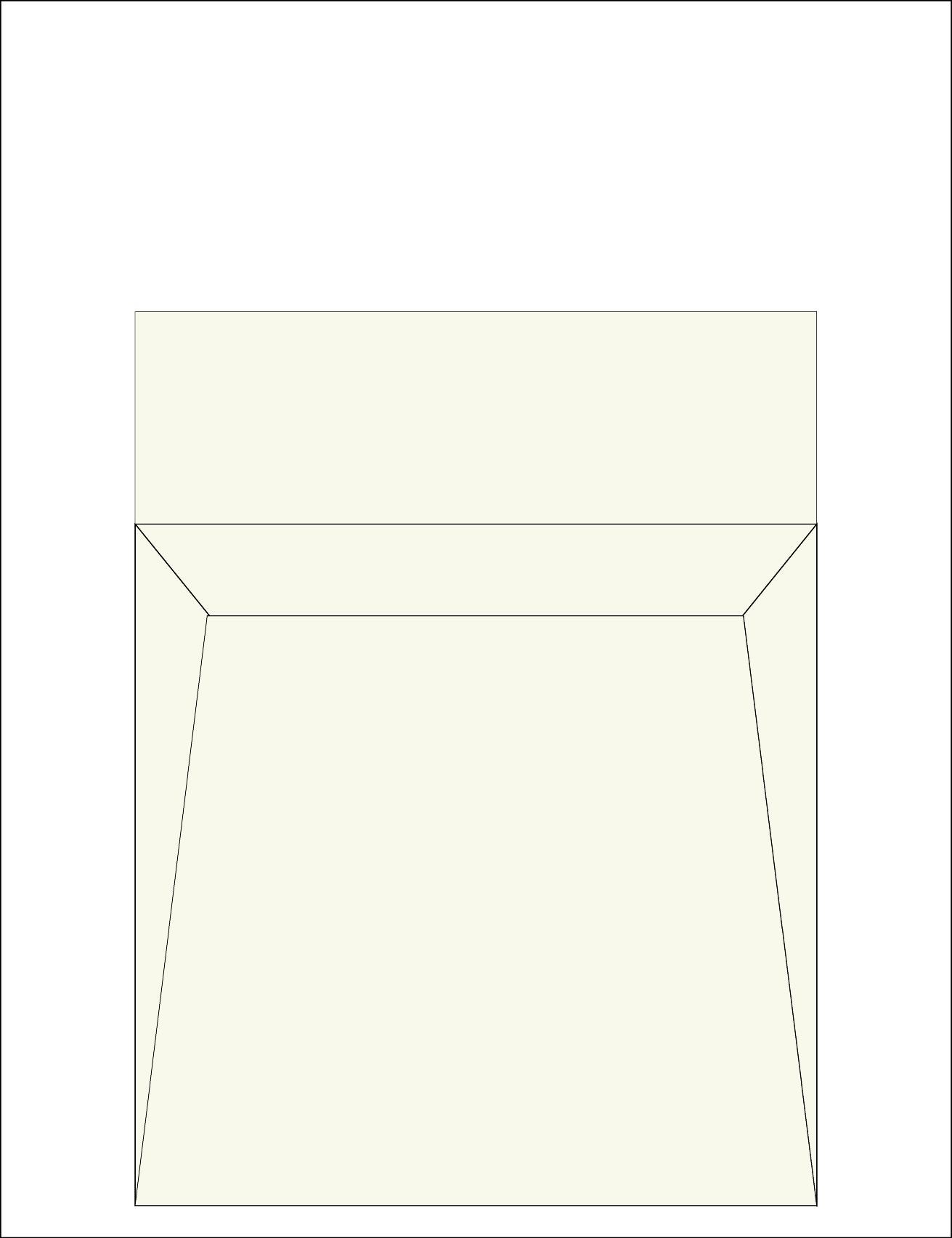 Envelope 124<br /> 8.4x8.4 " / 21.5x21.5 cm