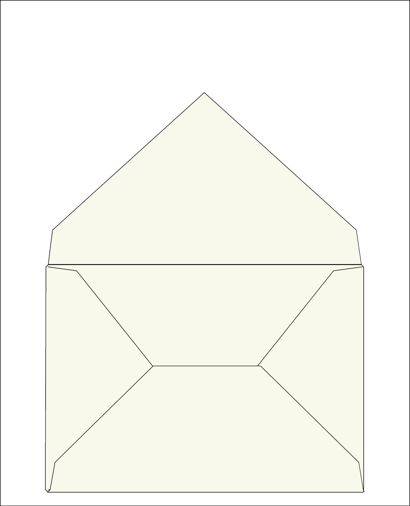 Envelope 125<br /> 9.15x6.5 " / 23.3x16.5 cm
