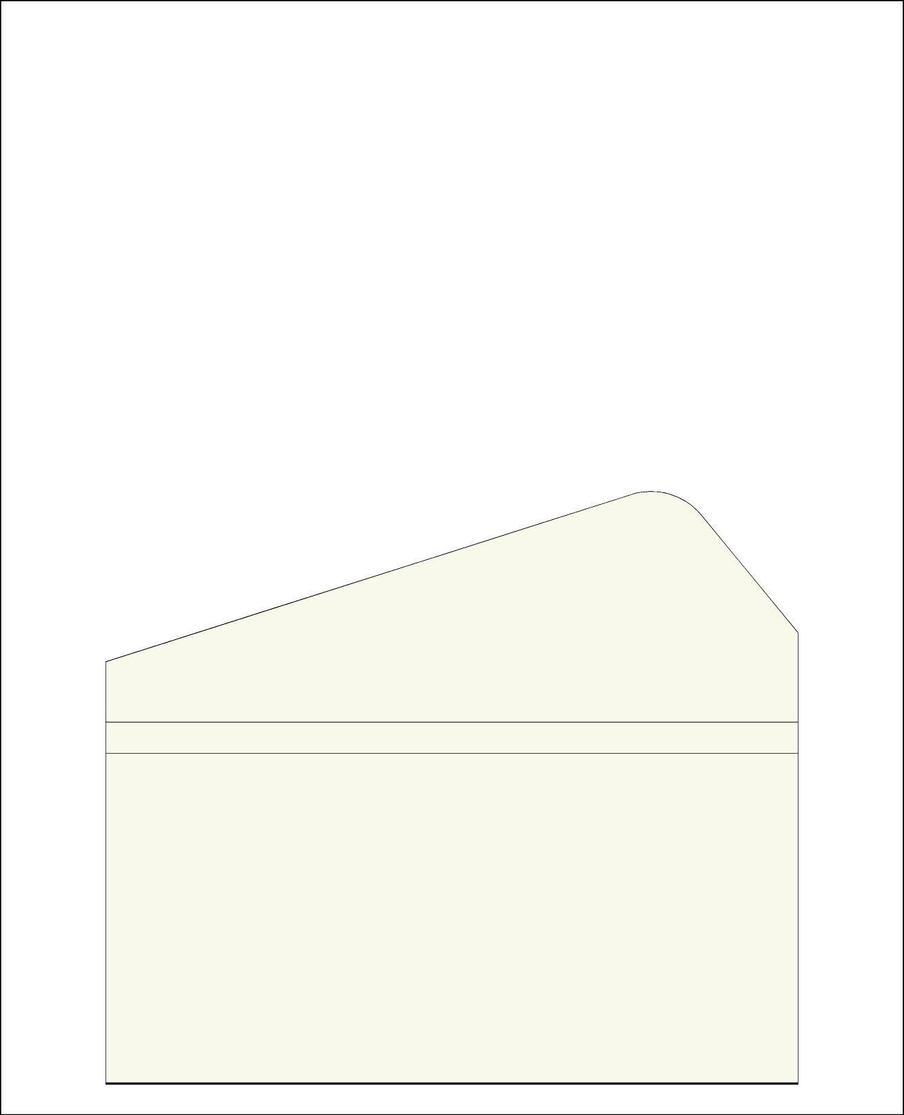 Envelope 128<br /> 9x4.7 " / 12x23 cm