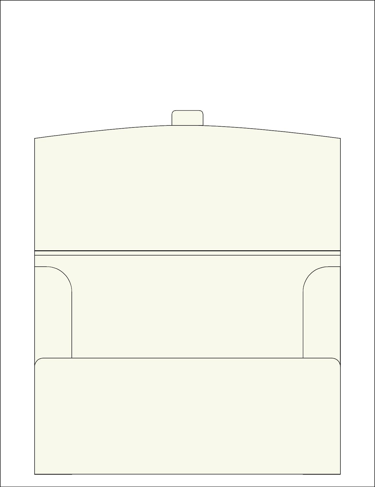 Envelope 13 Edged<br /> 9.6x6.6 " / 24.5x17.5 cm