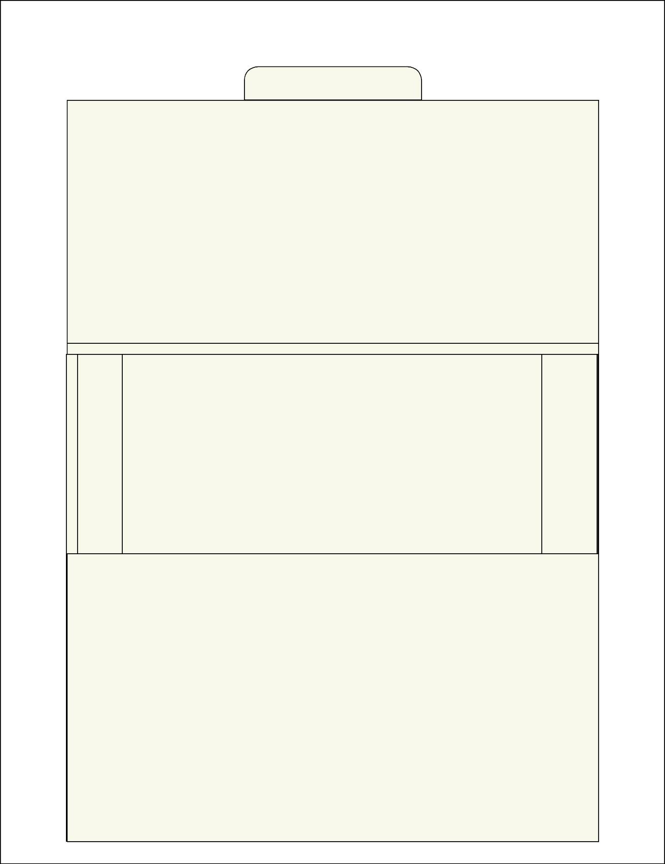 Envelope 15 Edged<br /> 9.5x8.6 " / 24x22 cm