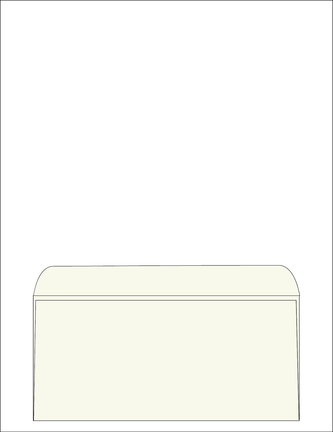 Envelope 45<br /> 9.4x4.4 " / 24x11.3 cm