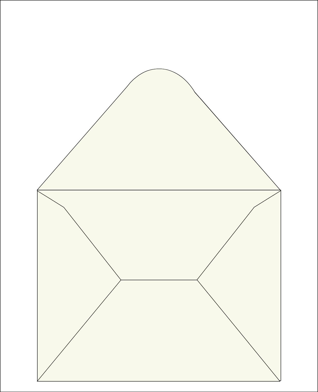 Envelope 55<br /> 9x7 " / 23x17 cm