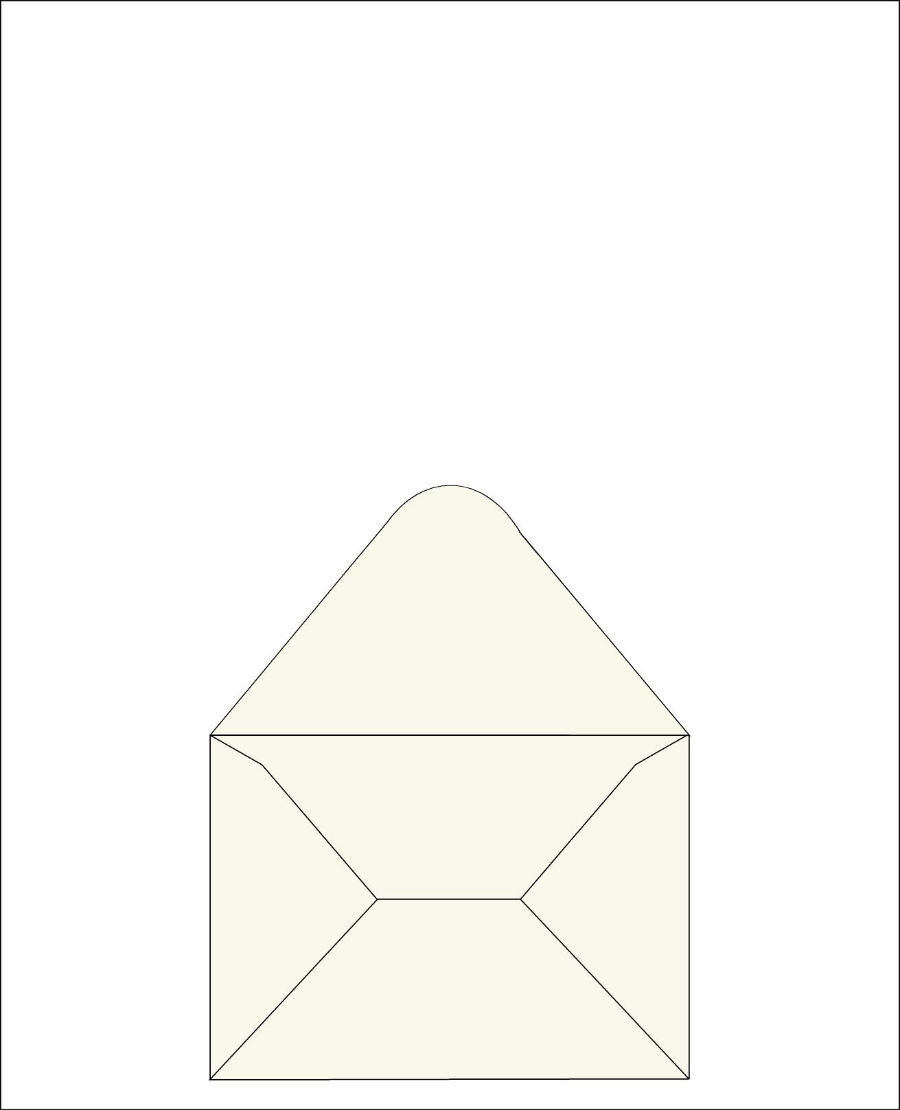 Envelope 57<br /> 6.3x4.5 " / 11.5x6 cm