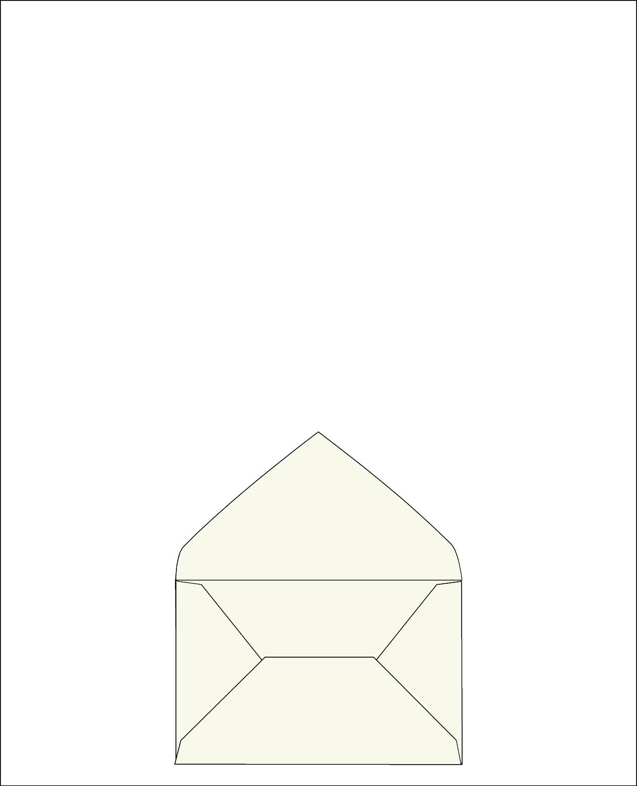 Envelope 61<br /> 5.5x3.5 " / 14x13.5 cm