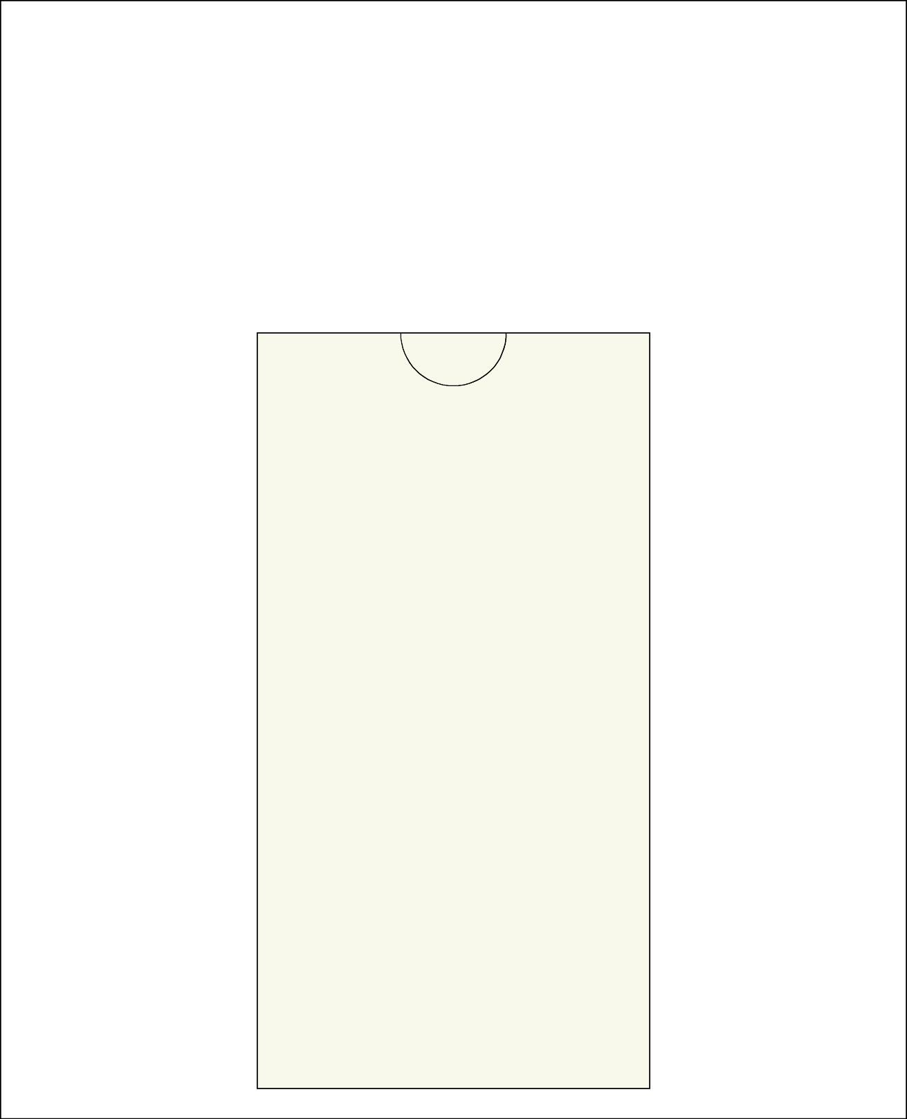 Folder/Envelope 68<br /> 5x9.8 " / 13x25 cm
