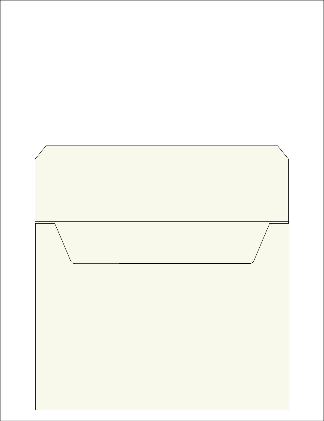 Envelope 70 Edged<br /> 9.25x6.9 " / 23.5x17.5 cm