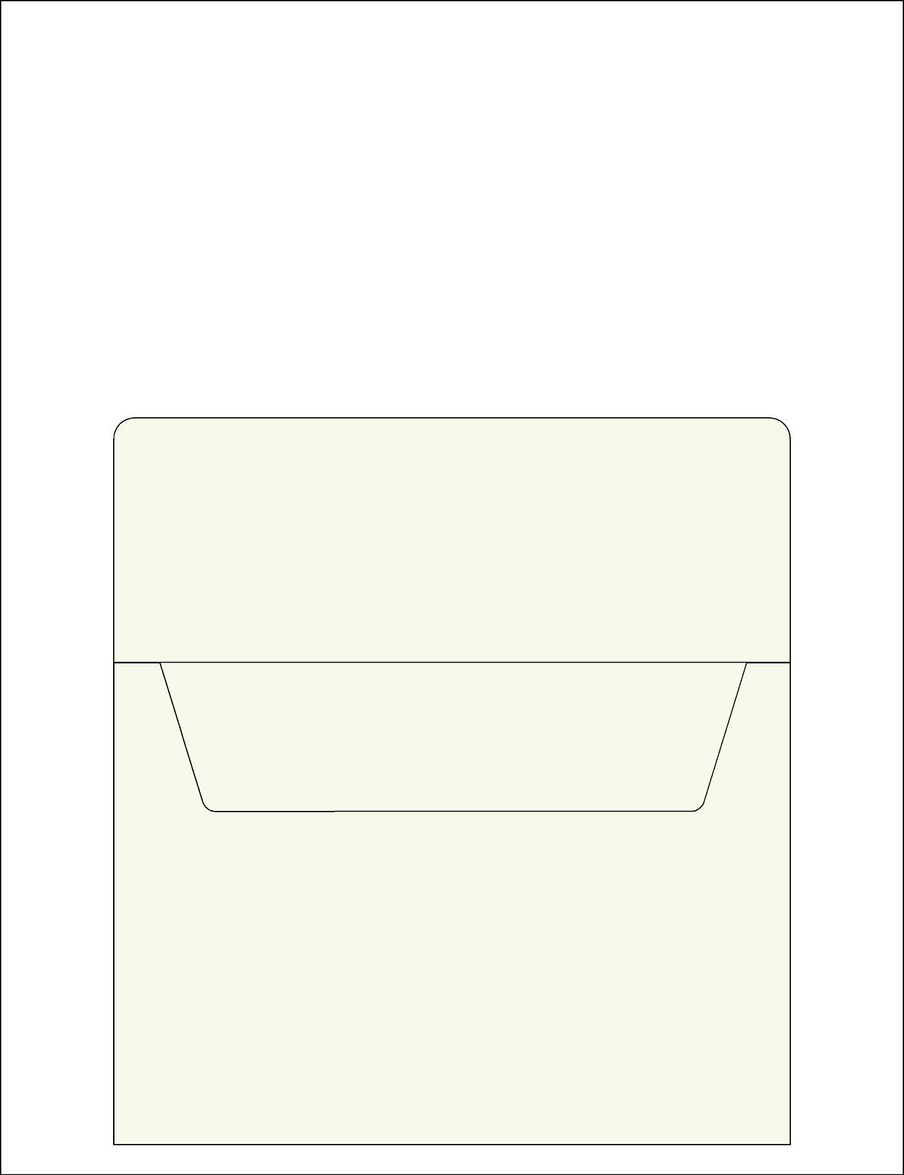 Envelope 72 Edged<br /> 8.9x6.3 " / 22.5x16 cm