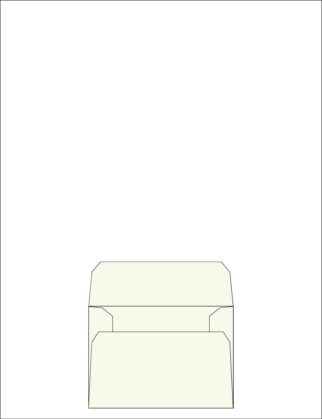 Envelope 73<br /> 5.3x3.75 " / 13.5x9.5 cm
