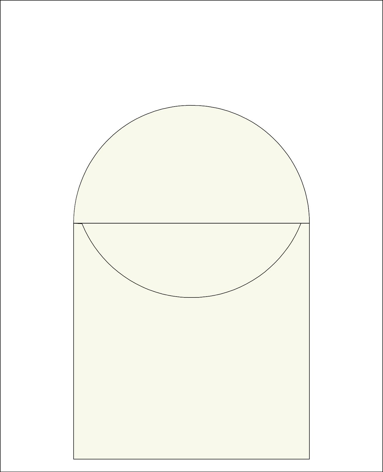 Envelope 75 Edged<br /> 7.3x7.3 " / 18.5x18.5 cm