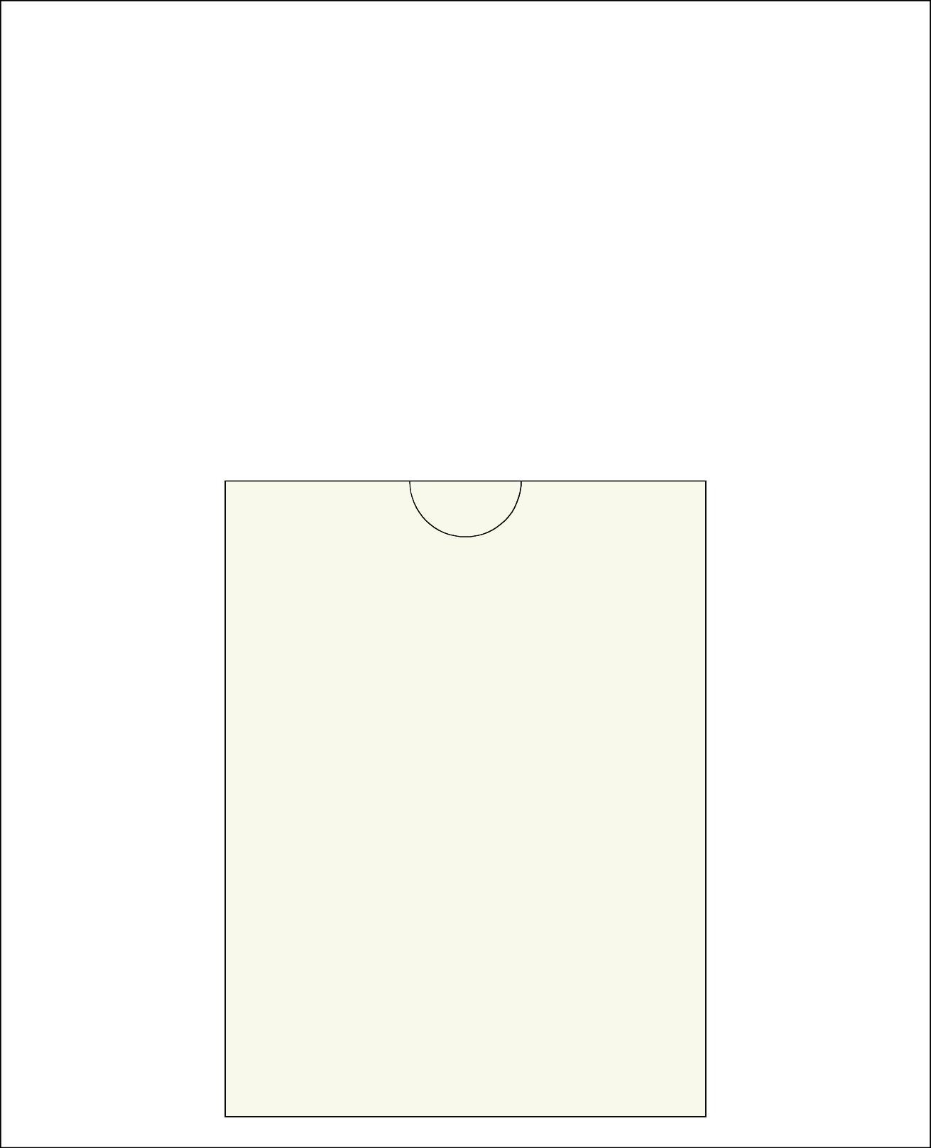 Folder/Envelope 76 Edged<br />6.1x8 " / 20.5x15.5 cm
