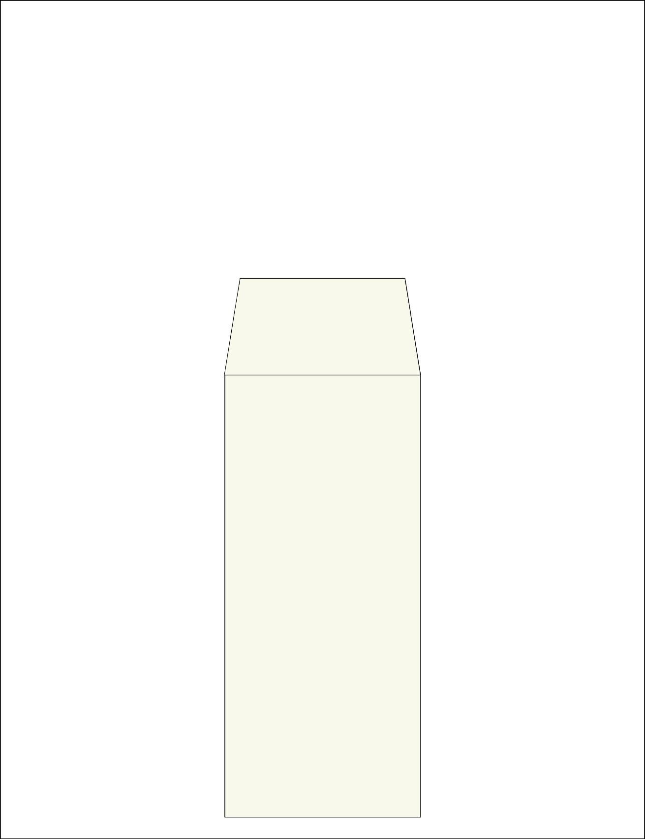 Envelope 81<br /> 3.5x8.1 " / 9x20.5 cm