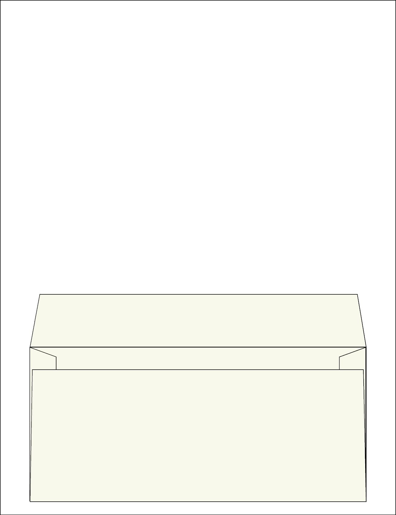 Envelope 89<br /> 4.6x10 " / 25.5x11.7 cm