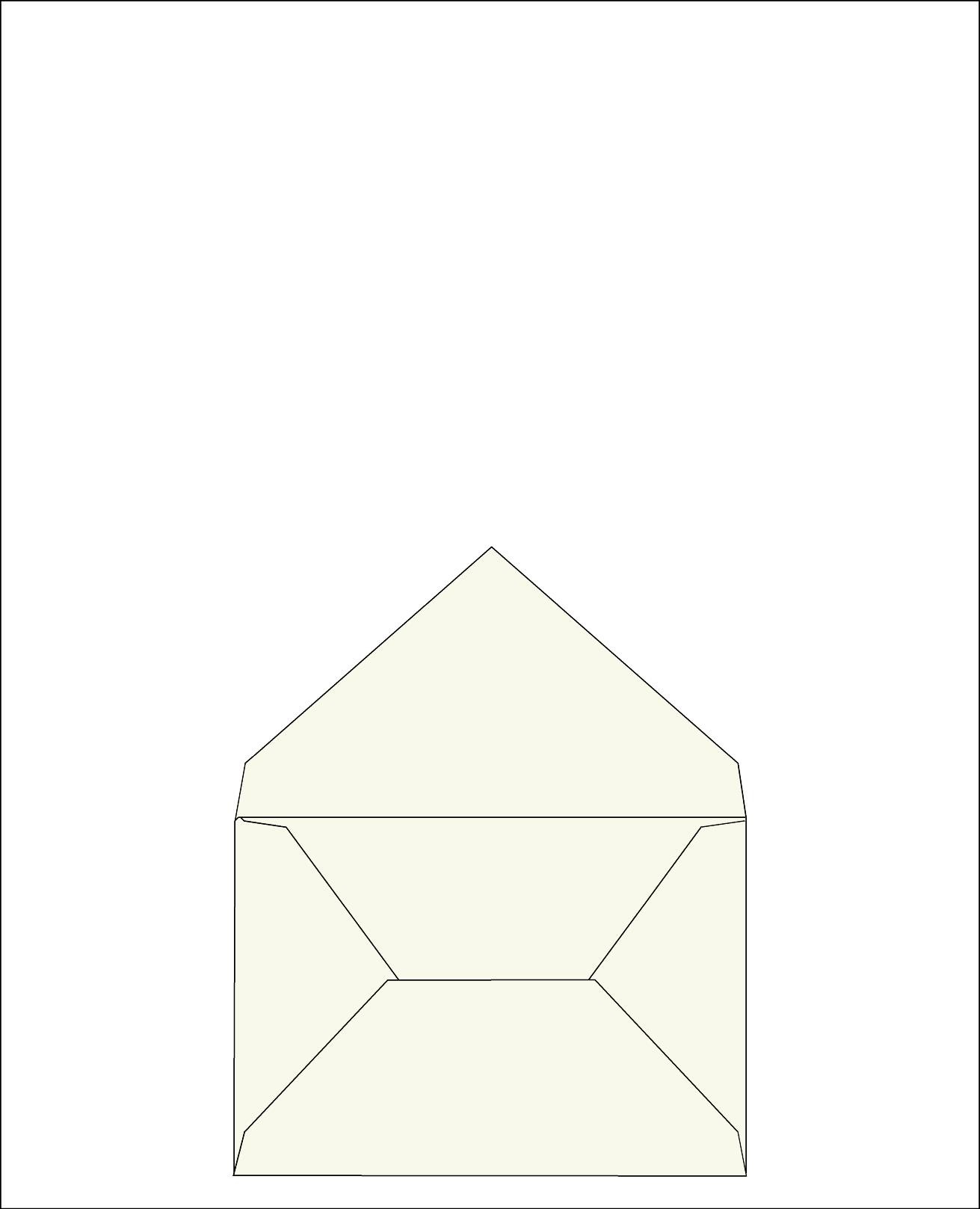 Envelope 90<br /> 6.2x4.3 " / 15.7x11 cm