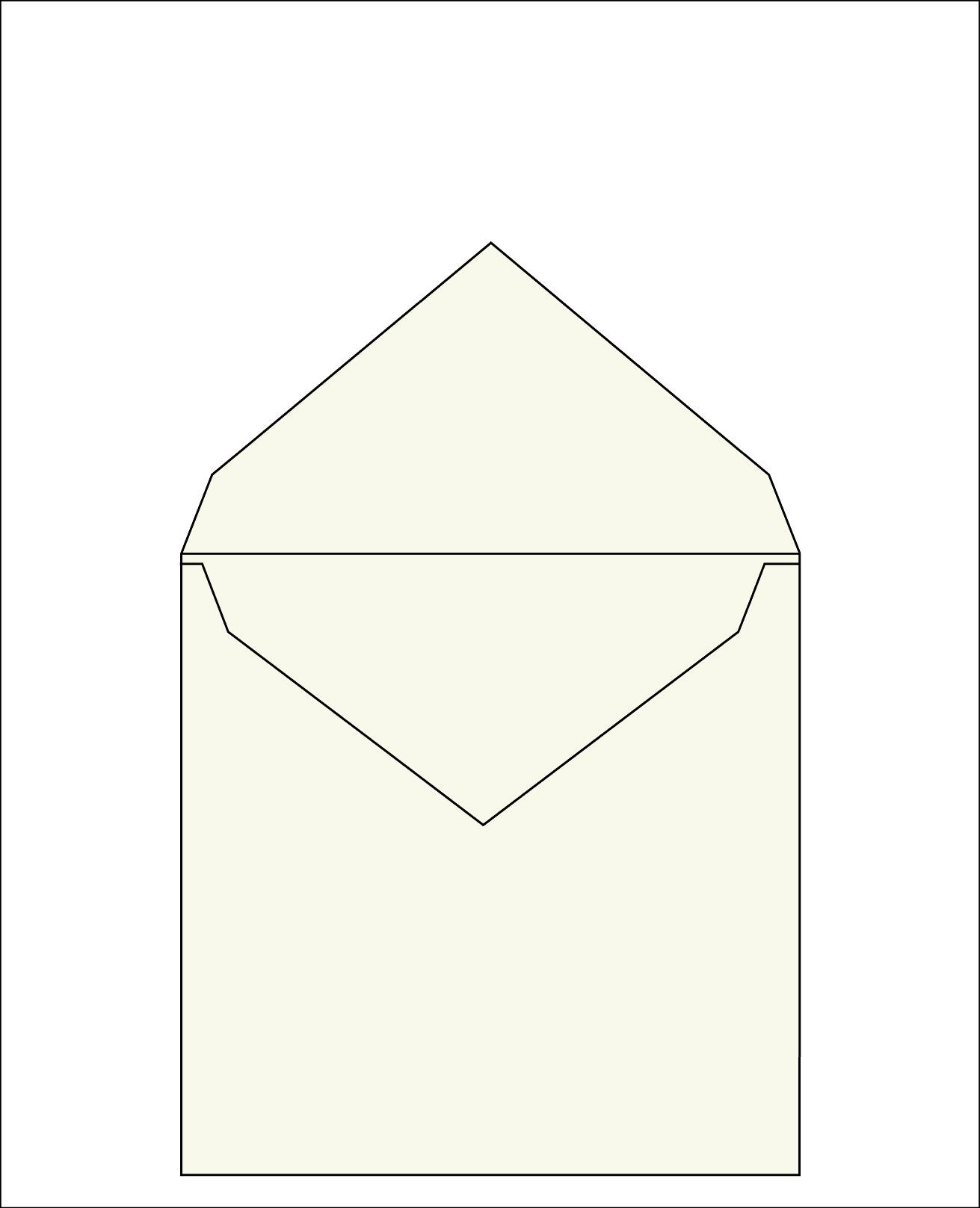Envelope 92<br /> 7.5x7.5 " / 19x19 cm