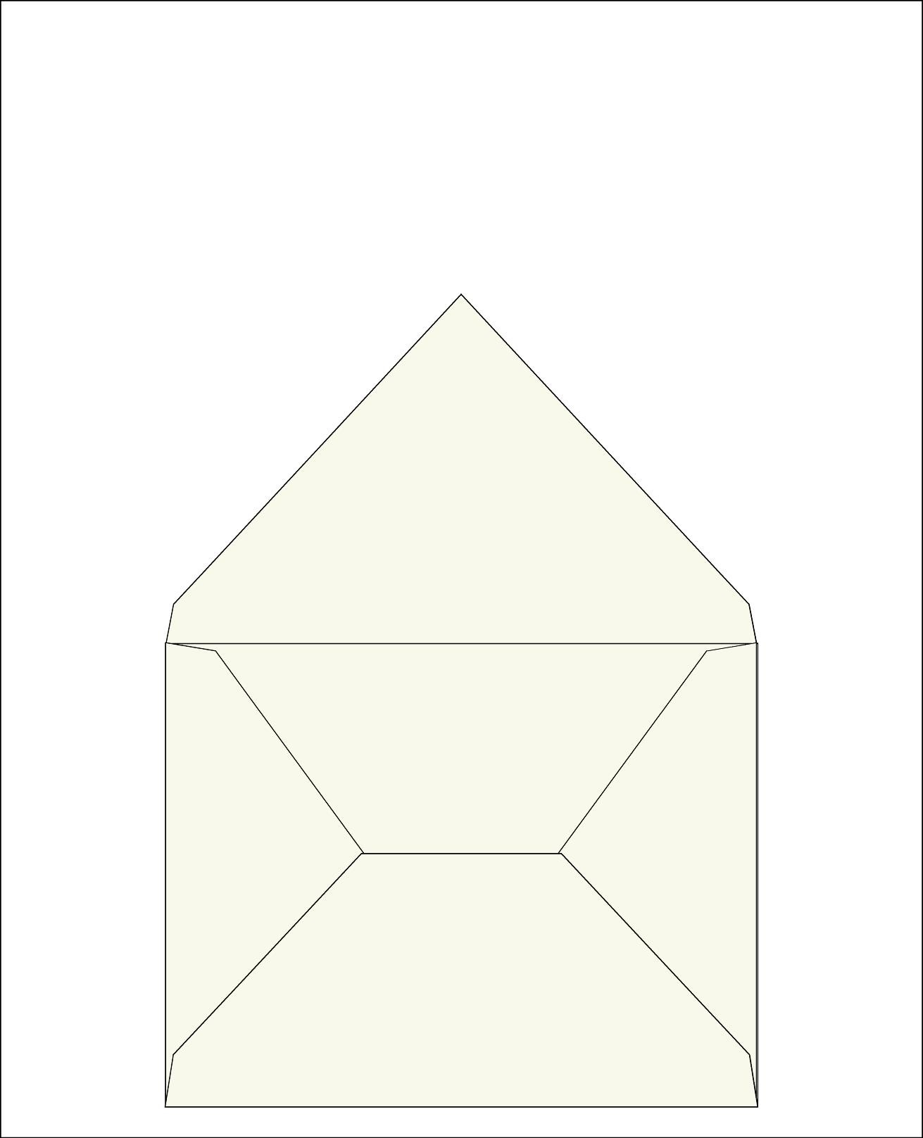 Envelope 93<br /> 7.5x6 " / 19x15 cm